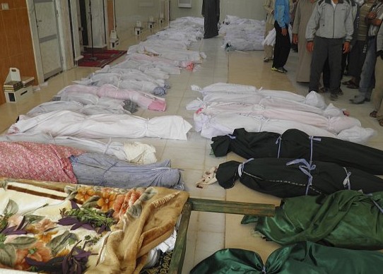 مجزرة جديدة في «ريف حماة» راح ضحيتها 87 من سكان قريتين مجزرة جديدة في «ريف حماة» راح ضحيتها 87 من سكان قريتين
